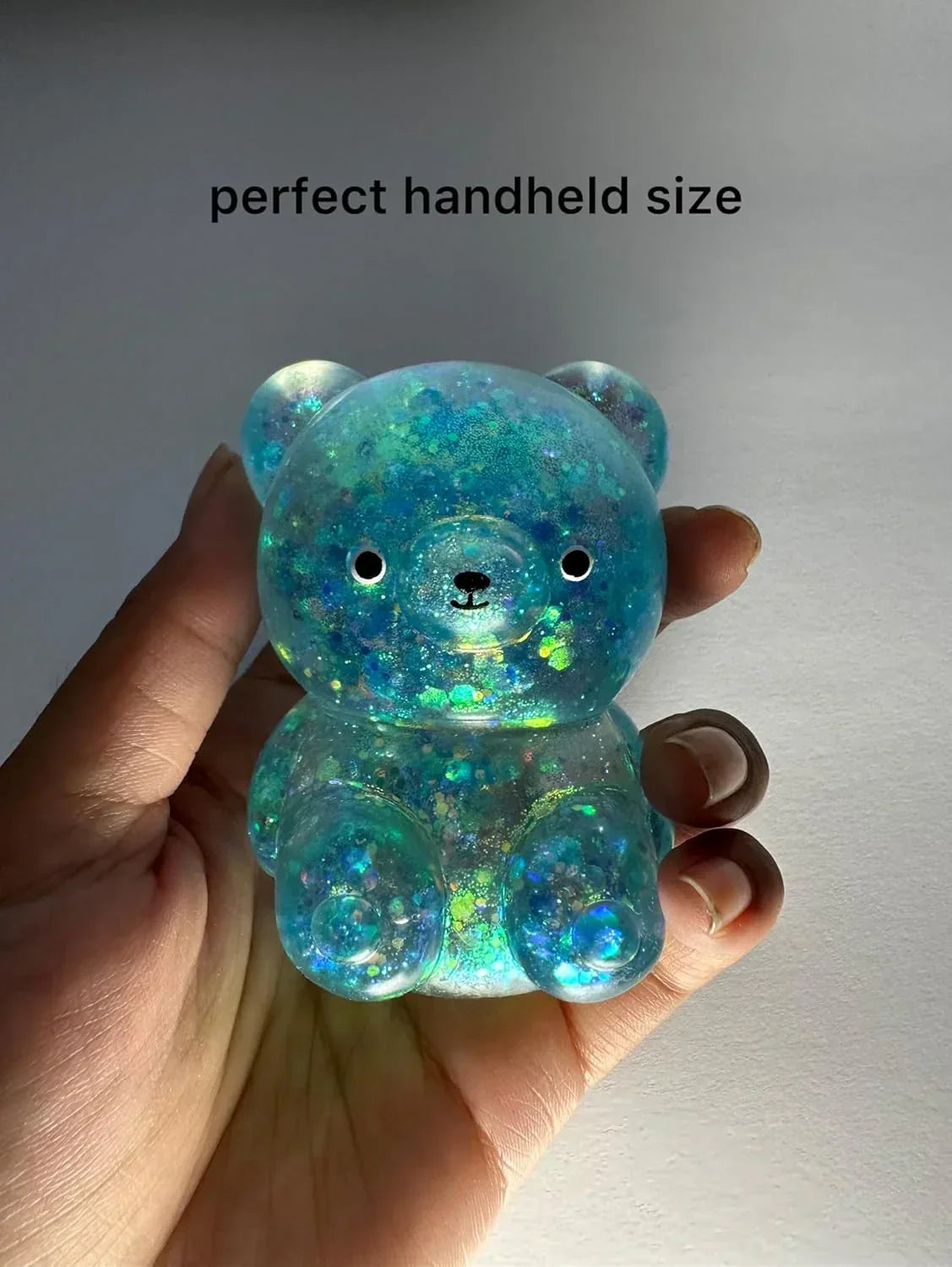 The Boo-Bear by Boo Lala: Perfect for Carpal Tunnel, ADHD, Fun, Boredom, Weight Lifting Grip Strength, and Nerve Health (Blue)