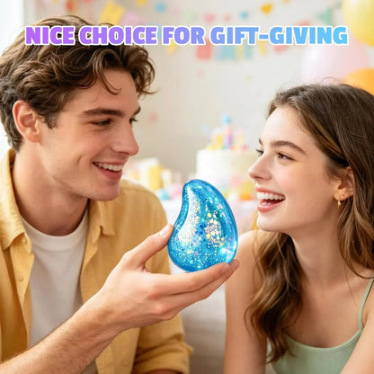 Squishy Stress Balls,Cube Squishies Anxiety Stress Relief Ice Squishy Malt Sugar Balls,Soft Sensory Calming Toys for Kids Teens, Party Favors & Classroom Prizes for Kids - Purple