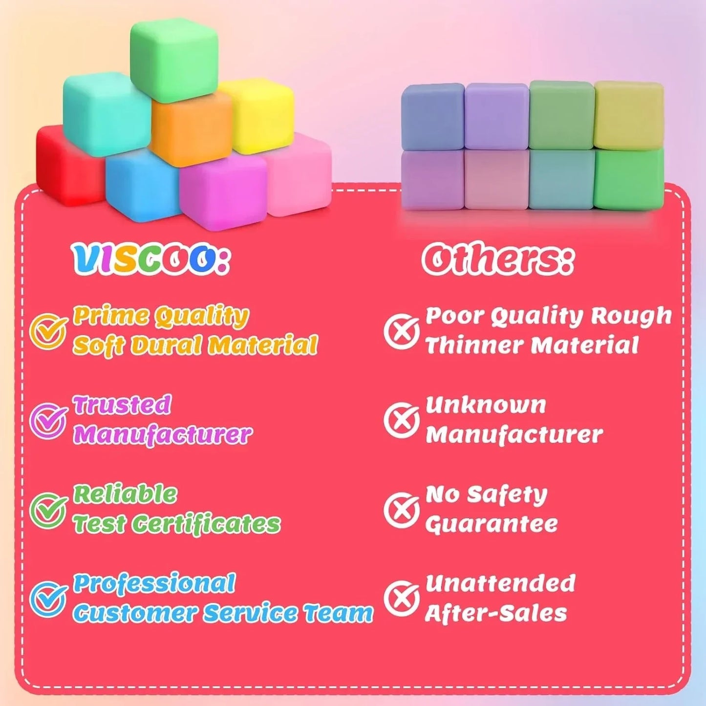 12 Pack Slow Rising Stress Cube, Dough Stress Balls Squishy Fidget Toys for Anxiety Relief, Soft Fidget Cube, Pull Stretch Squishy Toys for Classroom Prize, Party Favors for Kids Adults