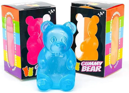 Gummy Bear Toy, Sugar Filled Squishy Toys for Kids Stress Relief - High Density Squeeze Balls for Students Calming - Fidget Squishy Toys for Anxiety Relief