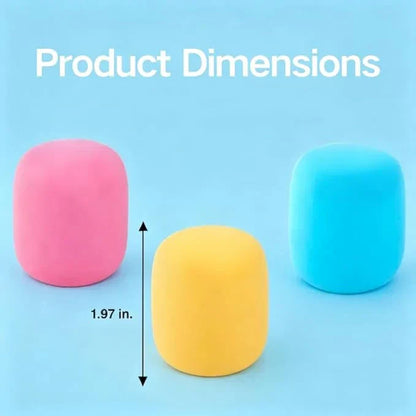 Gum Drop Squeeze Color Changing Squishy, Slow Stress Balls Fidget Sensory Toys for Adults,Gum Drop Shape Fidgets for Pull Stretch Squishy Toy (Blue)