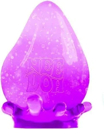 Schylling NeeDoh Dream Drop - Sensory Squeeze Toy with Dreamy Smooth Squeeze - 3" Tall - Purple (Pack of 1)