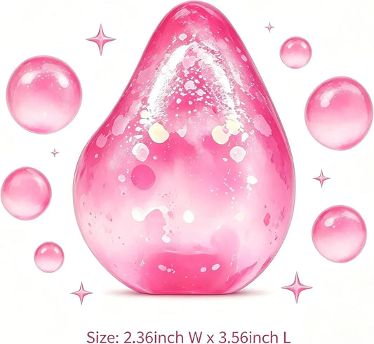 Fidget Toys Squishy Drop, Stress Cube Squishies Anxiety Stress Relief, Ice Squishy Stress Cube-Drop Malt Sugar Balls, Sensory Ball for Kids with Autism