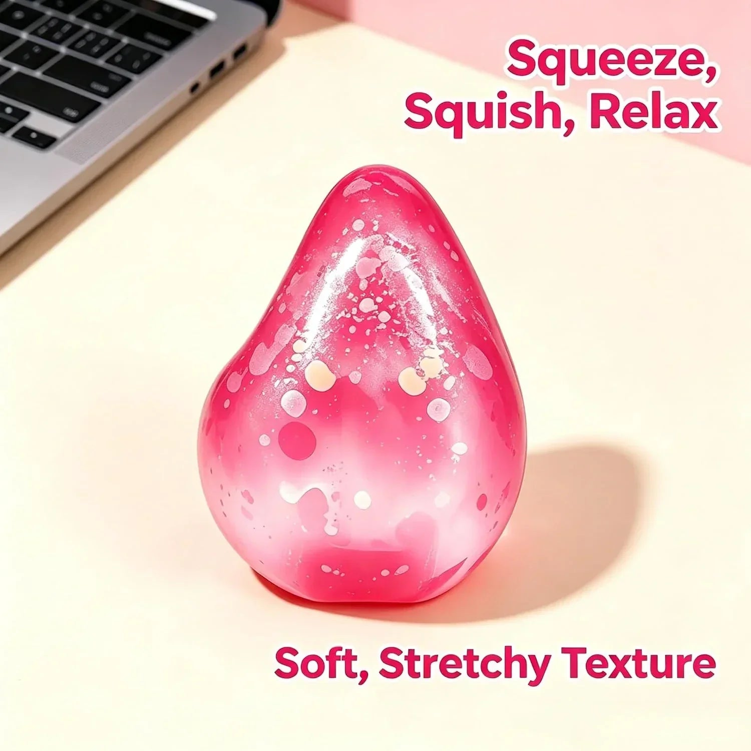 Fidget Cube Stress Relief, Anxiety Squishies, Ice Squishy Stress Cube, Sensory Toys for Kids with Autism, Calming Toys (1pack)
